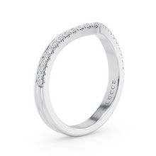 Load image into Gallery viewer, LUCCE Chevron with Diamond Pave in Gold or Platinum
