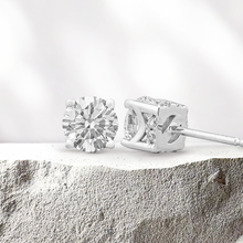 Load image into Gallery viewer, Lucce Kaela Earrings Round Diamond
