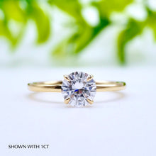 Load image into Gallery viewer, Petal Moissanite Engagement Ring Lab Diamond Wedding Bands Manila Philippines