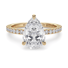 Load image into Gallery viewer, Lucce Lucia Halo Pavé Pear Diamond