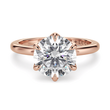 Load image into Gallery viewer, Lucce Lucia 6-Prong Round Moissanite