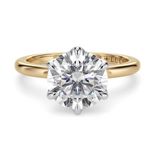 Load image into Gallery viewer, Lucce Lucia 6-Prong Round Moissanite