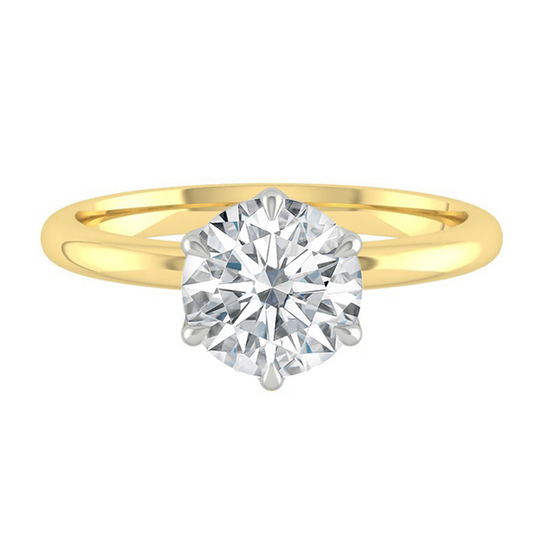 Lucce Lucia 6-Prong Round Diamond