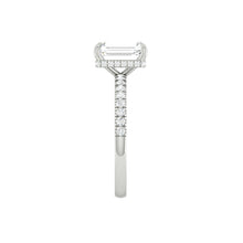Load image into Gallery viewer, Lucce Verona Pave Emerald Moissanite