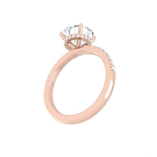 Load image into Gallery viewer, Lucce Verona Pavé Round Moissanite