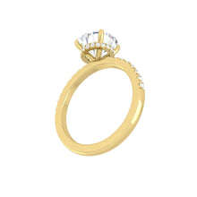 Load image into Gallery viewer, Lucce Verona Pavé Round Moissanite