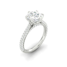 Load image into Gallery viewer, Lucce Azalea Luxe 3.10ct SUPERNOVA Moissanite Platinum