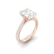 Load image into Gallery viewer, Lucce Azalea Luxe Emerald Moissanite