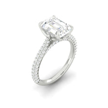 Load image into Gallery viewer, Lucce Azalea Luxe Emerald Moissanite