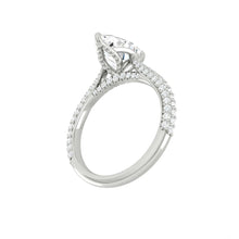 Load image into Gallery viewer, Lucce Azalea Luxe Pear Moissanite