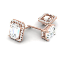 Load image into Gallery viewer, Lucce Montevalle Earrings Emerald Diamond
