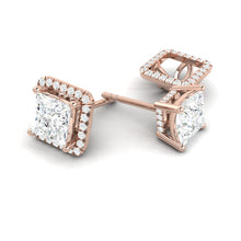 Load image into Gallery viewer, Lucce Montevalle Earrings Princess Diamond