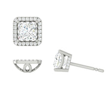Load image into Gallery viewer, Lucce Montevalle Earrings Princess Diamond