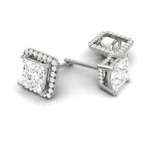 Load image into Gallery viewer, Lucce Montevalle Earrings Princess Diamond