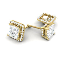 Load image into Gallery viewer, Lucce Montevalle Earrings Princess Diamond