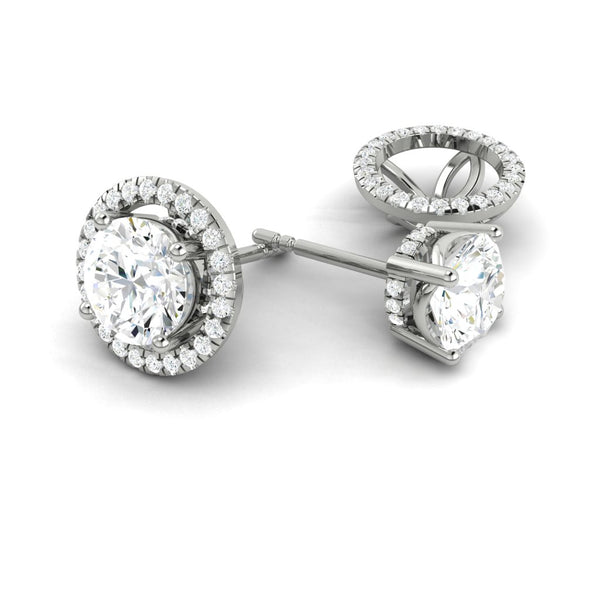 Lucce Montevalle Earrings Round Diamond