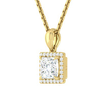 Load image into Gallery viewer, Lucce Montevalle Princess Necklace Moissanite