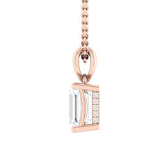 Load image into Gallery viewer, Lucce Kaela Necklace Emerald Diamond