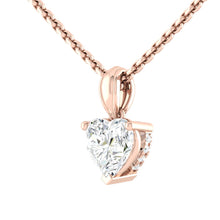 Load image into Gallery viewer, Lucce Kaela Necklace Heart Diamond