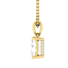 Load image into Gallery viewer, Kaela Radiant Necklace Lab Diamond
