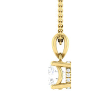 Load image into Gallery viewer, Lucce Kaela Necklace Round Diamond