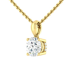 Load image into Gallery viewer, Lucce Kaela Necklace Round Diamond