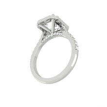 Load image into Gallery viewer, Lucce Montevalle Emerald Natural Diamond 1.00ct H VSI GIA Platinum