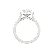 Load image into Gallery viewer, Lucce Montevalle Pear Lab Diamond 1.50ct D VVS1 Ex IGI 18K White Gold
