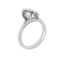 Load image into Gallery viewer, Lucce Montevalle Pear Lab Diamond 1.50ct D VVS1 Ex IGI 18K White Gold