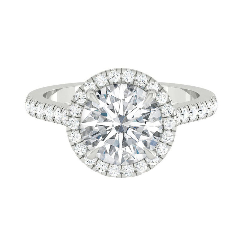 Lucce Montevalle Round Moissanite