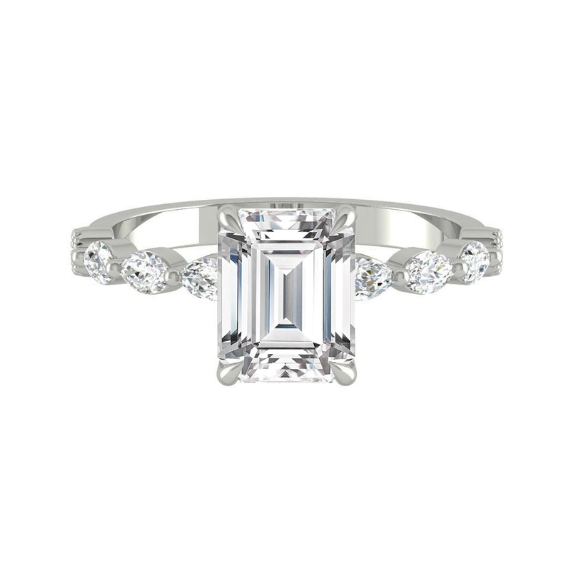 Lucce Paula Emerald Moissanite