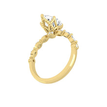 Load image into Gallery viewer, Lucce Paula Pear Moissanite