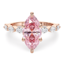 Load image into Gallery viewer, Lucce Paula Marquise Rosé Pink Diamond