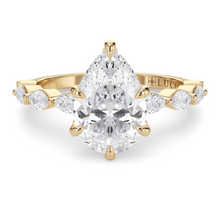 Load image into Gallery viewer, Lucce Paula Pear Moissanite