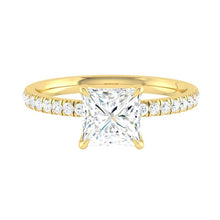 Load image into Gallery viewer, Lucce Lucia Pavé Princess Moissanite