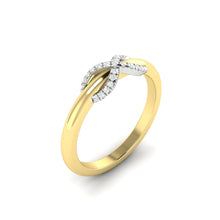 Load image into Gallery viewer, Lucce The Promise 0.07CTW Lab Diamond 14K Yellow/White Gold
