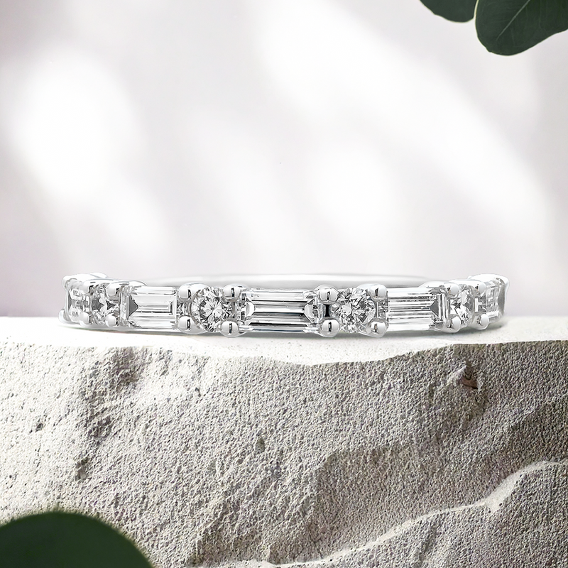 Lucce Della 0.82CTW Lab Diamond 18K White Gold