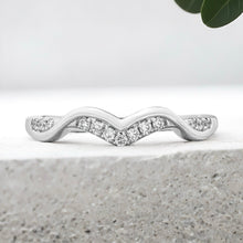 Load image into Gallery viewer, LUCCE FIORE™ Sei Flush 0.11ctw Lab Diamond 14K White Gold
