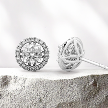Load image into Gallery viewer, Lucce Montevalle Earrings Round Diamond