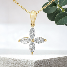 Load image into Gallery viewer, Lucce Constance Ole Necklace 1.00CTW Lab Diamond 14K Yellow Gold