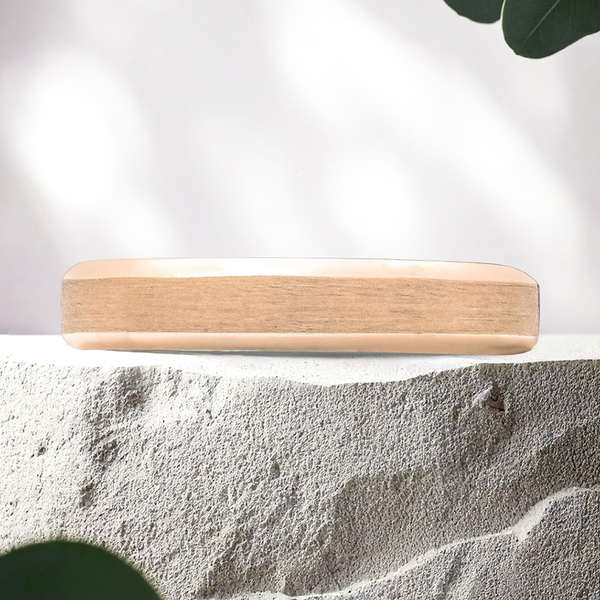 Lucce Greco Brushed 4mm 14K Rose Gold