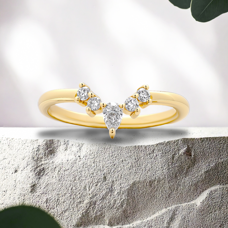 Lucce Rea 14K Yellow Gold Lab Diamond