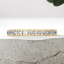Load image into Gallery viewer, Lucce Corse 0.56CTW Natural Diamond 14K Yellow Gold
