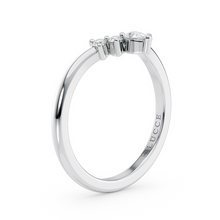 Load image into Gallery viewer, LUCCE Contoured with Round and Pear Diamonds in Gold or Platinum