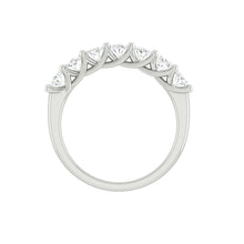 Load image into Gallery viewer, Lucce Rivera 7-Stone Oval 1.26ctw Lab Diamond 18K White Gold
