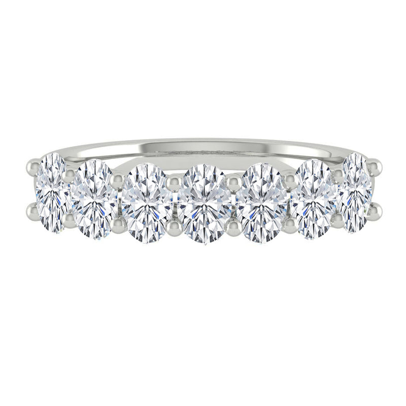 Rivera Oval 7-Stone Moissanite