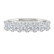 Load image into Gallery viewer, Lucce Rivera 7-Stone Oval 1.26ctw Lab Diamond 18K White Gold