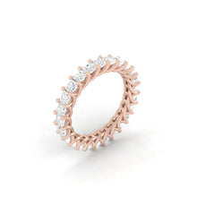 Load image into Gallery viewer, Moissanite Lab Diamond Engagement Ring Wedding Rings Manila Philippines Eternity rose gold jewelry