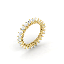 Load image into Gallery viewer, Moissanite Lab Diamond Engagement Ring Wedding Rings Manila Philippines Eternity yellow gold jewelry