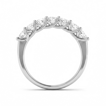 Load image into Gallery viewer, Lucce Rivera 7-Stone Oval 1.26ctw Lab Diamond 18K White Gold